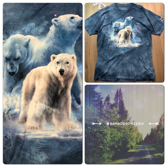 The Mountain Other - [The Mountain] Polar Bear Tie Dye Mens 2X Tee